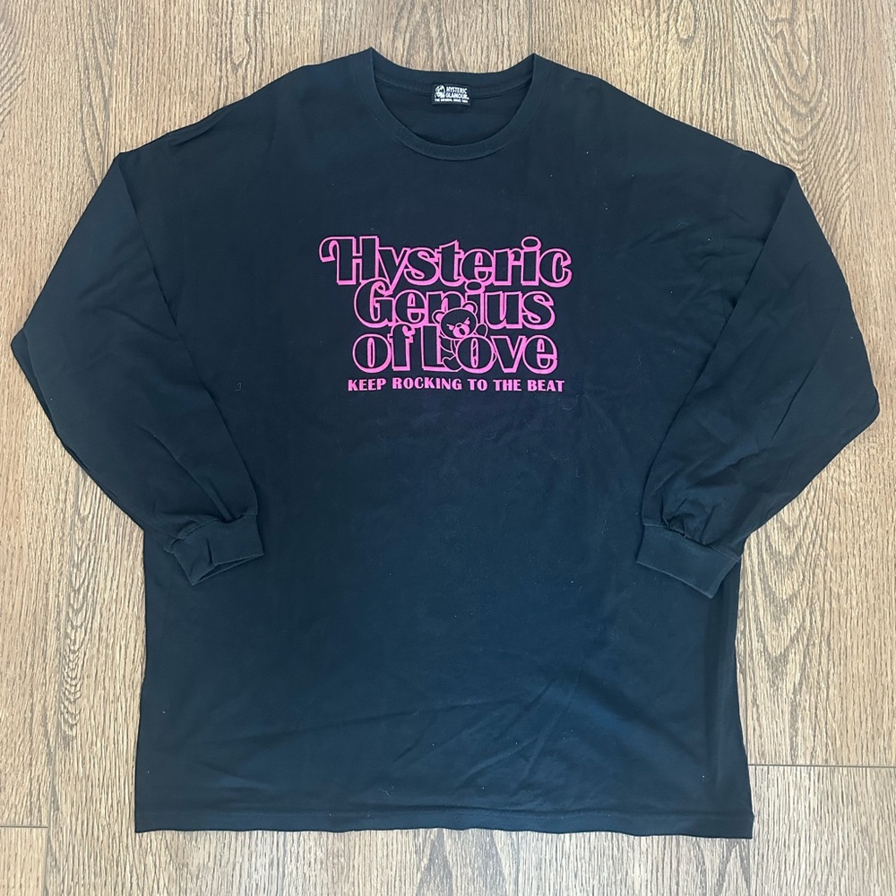 Vintage Hysteric Glamour “Keep Rocking to The Beat” Long Sleeve Tee